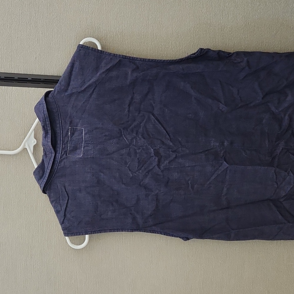 Rag & Bone Chambray Sleeveless Shirt Dress Size Small - Picture 7 of 15